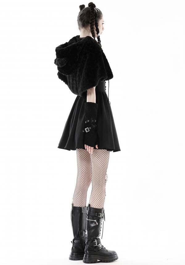 Black Bear Lolita | CAPE - Beserk - all clothing, all ladies clothing, bear, black, bolero, cape, capelet, cardigan, clothing, cute, dark in love, DIL230530, discountapp, ear, ears, fluffy, fp, googleshopping, goth, gothic, hood, hooded, hoodie, hoodies, hoody, jun23, kawaii, labelnew, ladies clothing, ladies outerwear, lolita, outerwear, R220623, unisex, winter, winter clothing, winter wear, womens, womens crop, womens hoodie