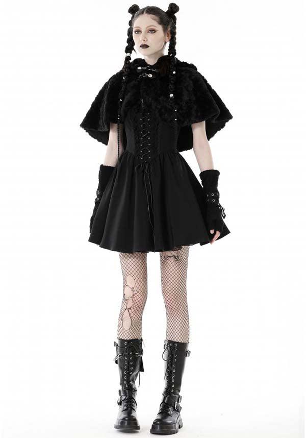 Black Bear Lolita | CAPE - Beserk - all clothing, all ladies clothing, bear, black, bolero, cape, capelet, cardigan, clothing, cute, dark in love, DIL230530, discountapp, ear, ears, fluffy, fp, googleshopping, goth, gothic, hood, hooded, hoodie, hoodies, hoody, jun23, kawaii, labelnew, ladies clothing, ladies outerwear, lolita, outerwear, R220623, unisex, winter, winter clothing, winter wear, womens, womens crop, womens hoodie