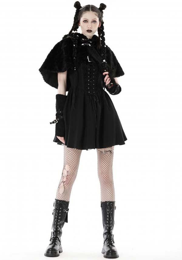 Black Bear Lolita | CAPE - Beserk - all clothing, all ladies clothing, bear, black, bolero, cape, capelet, cardigan, clothing, cute, dark in love, DIL230530, discountapp, ear, ears, fluffy, fp, googleshopping, goth, gothic, hood, hooded, hoodie, hoodies, hoody, jun23, kawaii, labelnew, ladies clothing, ladies outerwear, lolita, outerwear, R220623, unisex, winter, winter clothing, winter wear, womens, womens crop, womens hoodie