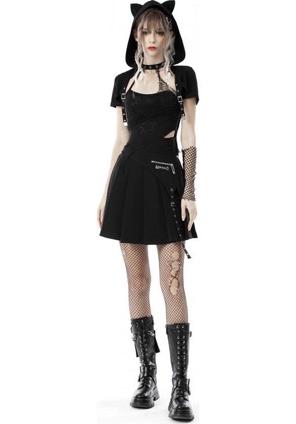 Black Cat | CROPPED HOODIE - Beserk - all, all clothing, all ladies clothing, cape, cardigan, cat, cats, clickfrenzy15-2023, clothing, cool, DIL220427, discountapp, fp, hood, hooded, hoodie, hoodies, ladies clothing, ladies outerwear, may22, outerwear, R220522, shrug, tail, winter, winter clothing, winter wear, womens hoodie