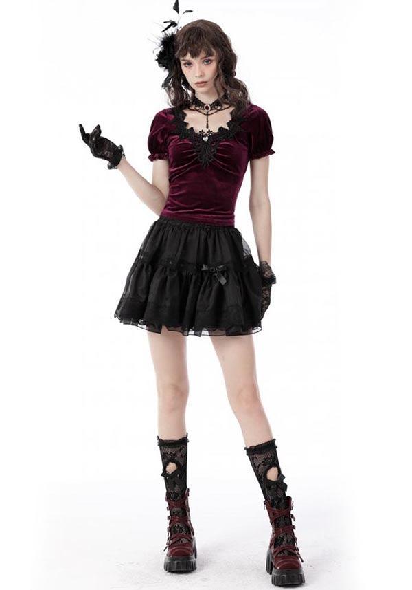 Bloodline | TOP^ - Beserk - all, all clothing, all ladies clothing, backorder, clickfrenzy15-2023, clothing, corset, dark in love, DIL220811, discountapp, fp, girls shirt, girls top, googleshopping, goth, goth shirt, gothic, lace, ladies clothing, ladies shirt, ladies top, ladies tops, R130922, red, sep22, Sept, shirt, short sleeve shirt, tees and shirt, tees and shirts, tees and tops, top, tops, tshirt, tshirts and tops, victorian, womens shirt, womens shirts, womens top