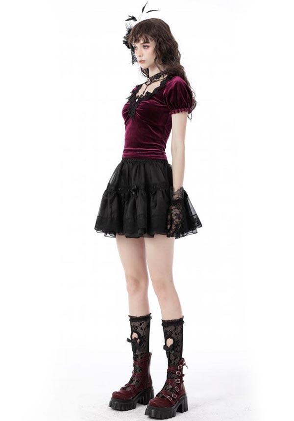 Bloodline | TOP^ - Beserk - all, all clothing, all ladies clothing, backorder, clickfrenzy15-2023, clothing, corset, dark in love, DIL220811, discountapp, fp, girls shirt, girls top, googleshopping, goth, goth shirt, gothic, lace, ladies clothing, ladies shirt, ladies top, ladies tops, R130922, red, sep22, Sept, shirt, short sleeve shirt, tees and shirt, tees and shirts, tees and tops, top, tops, tshirt, tshirts and tops, victorian, womens shirt, womens shirts, womens top