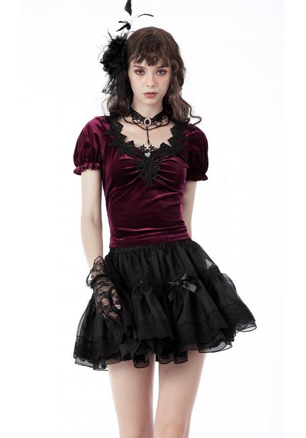 Bloodline | TOP^ - Beserk - all, all clothing, all ladies clothing, backorder, clickfrenzy15-2023, clothing, corset, dark in love, DIL220811, discountapp, fp, girls shirt, girls top, googleshopping, goth, goth shirt, gothic, lace, ladies clothing, ladies shirt, ladies top, ladies tops, R130922, red, sep22, Sept, shirt, short sleeve shirt, tees and shirt, tees and shirts, tees and tops, top, tops, tshirt, tshirts and tops, victorian, womens shirt, womens shirts, womens top