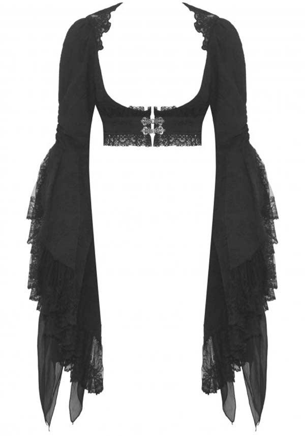 Eveline Gothic Underbust | BELL SLEEVE BOLERO