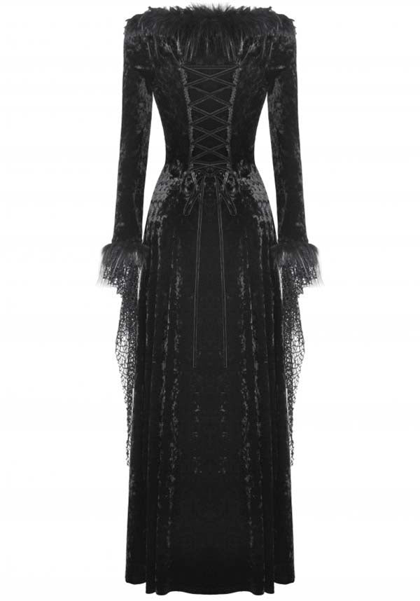 Velvet Wraith | V-NECK DRESS*