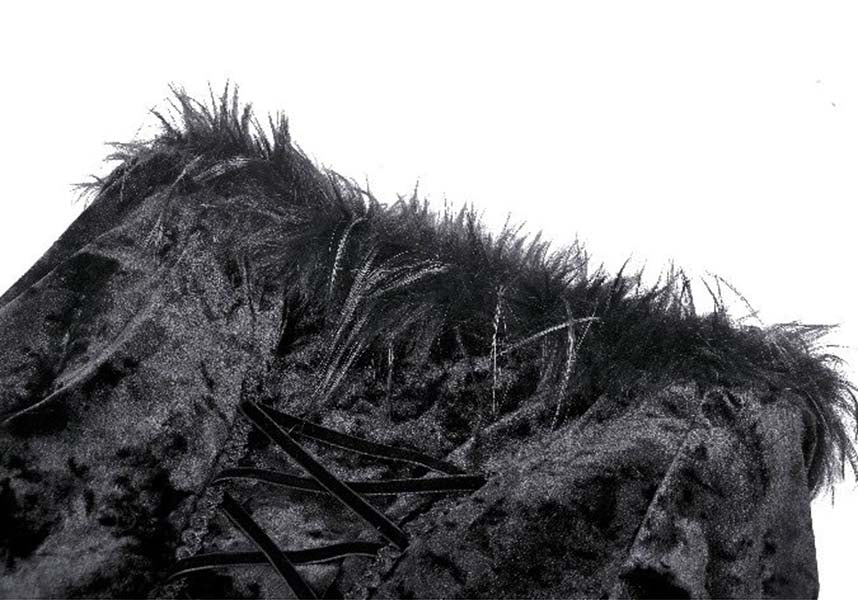 Velvet Wraith | V-NECK DRESS*