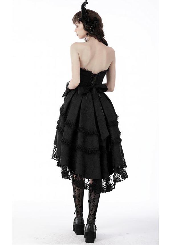 Haunt | DRESS - Beserk - all, all clothing, all ladies clothing, asymmetric, asymmetrical, black, clickfrenzy15-2023, clothing, dark in love, DIL220811, discountapp, dress, dressapril25, dresses, formal, fp, googleshopping, goth, gothic, high low, lace, ladies clothing, ladies dress, ladies dresses, lolita, prom, prom dress, R130922, repriced080623, sep22, Sept, steampunk, sweet heart neckline, victorian, Victorian dress, witch, witches, witchy, women, womens, womens dress, womens dresses