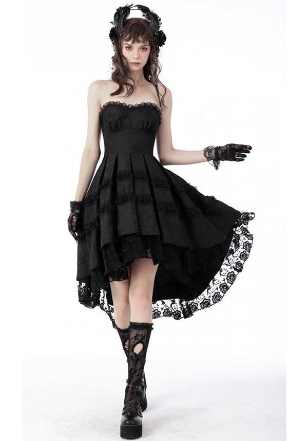 Haunt | DRESS - Beserk - all, all clothing, all ladies clothing, asymmetric, asymmetrical, black, clickfrenzy15-2023, clothing, dark in love, DIL220811, discountapp, dress, dressapril25, dresses, formal, fp, googleshopping, goth, gothic, high low, lace, ladies clothing, ladies dress, ladies dresses, lolita, prom, prom dress, R130922, repriced080623, sep22, Sept, steampunk, sweet heart neckline, victorian, Victorian dress, witch, witches, witchy, women, womens, womens dress, womens dresses