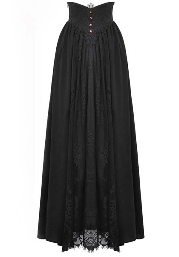 Heart Embroidered | MAXI SKIRT*