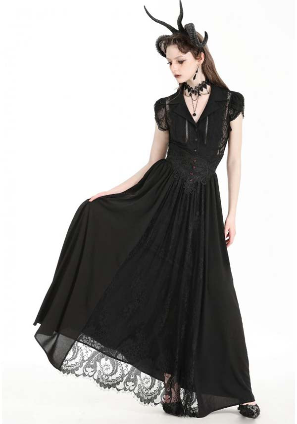 Heart Embroidered | MAXI SKIRT*