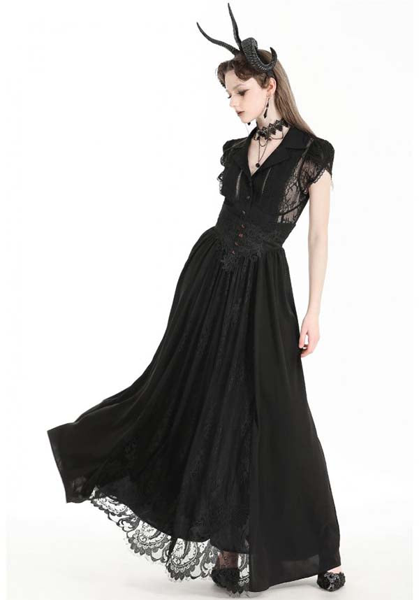 Heart Embroidered | MAXI SKIRT*