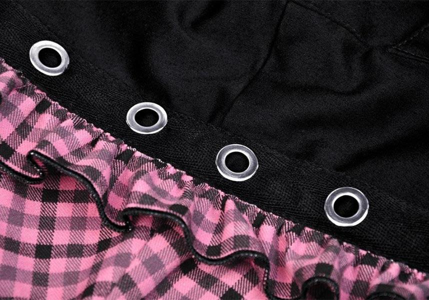 Mesmerise | CROPPED HOODIE^ - Beserk - all, all clothing, all ladies, all ladies clothing, backorder, black, bolero, buckle, cape, cardigan, cat, cats, checkered, clickfrenzy15-2023, clothing, DIL220811, discountapp, fp, googleshopping, goth, gothic, hood, hooded, hoodie, hoodies, kawaii, ladies, ladies clothing, ladies outerwear, outerwear, pastel goth, pink, plaid, R130922, ruffle, sep22, Sept, shrug, tartan, winter, winter wear, woman, women, womens hoodie