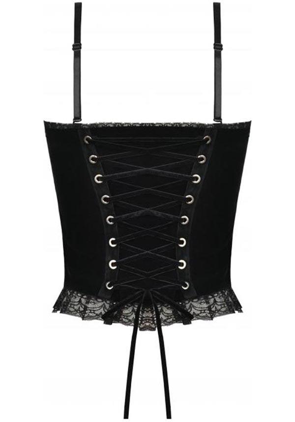 Premonition | TOP - Beserk - all, all clothing, all ladies, all ladies clothing, clickfrenzy15-2023, clothing, corset, cross, dark in love, DIL220811, discountapp, fp, googleshopping, goth, goth shirt, gothic, lace, ladies, ladies clothing, ladies top, ladies tops, R130922, red, red and black, ruffle, sep22, Sept, tees and tops, top, tops, tshirts and tops, women, womens, womens top