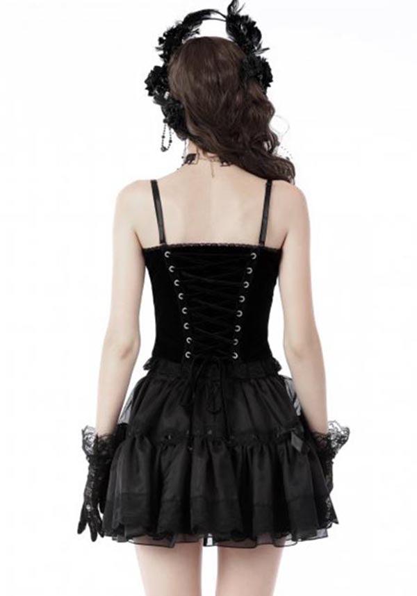 Premonition | TOP - Beserk - all, all clothing, all ladies, all ladies clothing, clickfrenzy15-2023, clothing, corset, cross, dark in love, DIL220811, discountapp, fp, googleshopping, goth, goth shirt, gothic, lace, ladies, ladies clothing, ladies top, ladies tops, R130922, red, red and black, ruffle, sep22, Sept, tees and tops, top, tops, tshirts and tops, women, womens, womens top