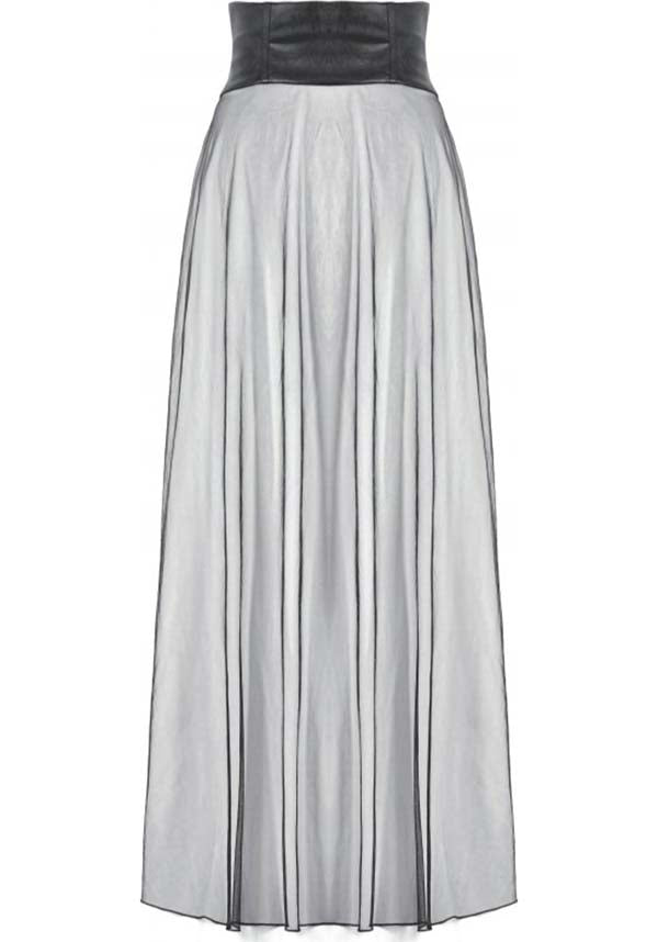 Tangled Up Mesh | MAXI SKIRT