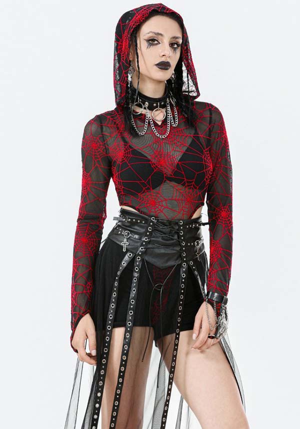 Tangled Up Mesh | MAXI SKIRT