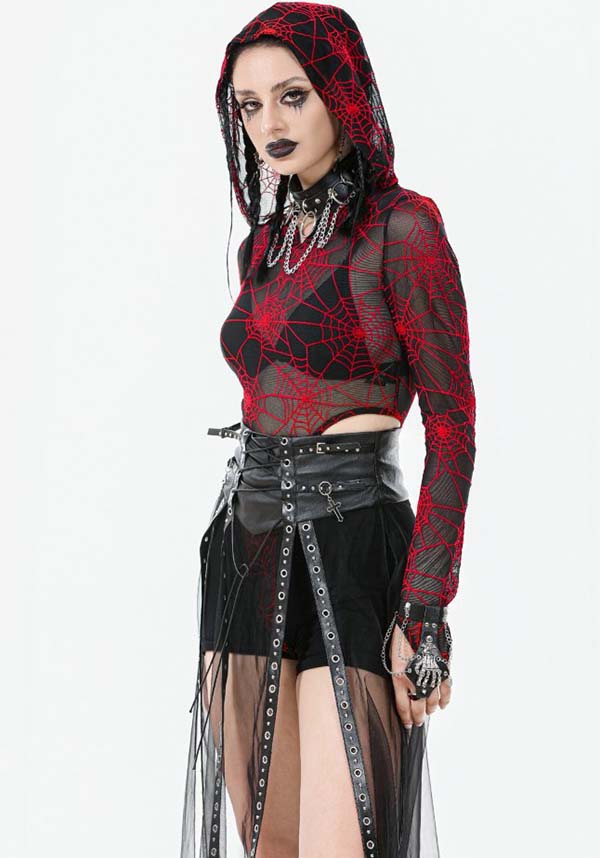 Tangled Up Mesh | MAXI SKIRT