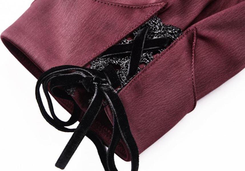 Red Wine Diamond | TOP - Beserk - all, all clothing, all ladies clothing, burgandy, burgundy, clickfrenzy15-2023, clothing, DIL220427, discountapp, fp, frill, girls top, ladies clothing, ladies top, may22, office, office clothing, R220522, red, repriced090623, short sleeved top, tees and tops, top, tops, tshirts and tops, womens top, work