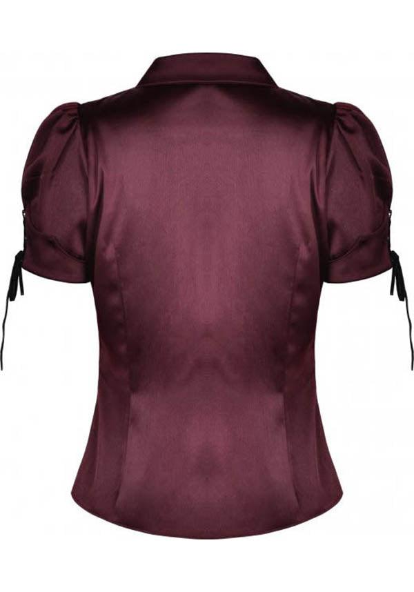 Red Wine Diamond | TOP - Beserk - all, all clothing, all ladies clothing, burgandy, burgundy, clickfrenzy15-2023, clothing, DIL220427, discountapp, fp, frill, girls top, ladies clothing, ladies top, may22, office, office clothing, R220522, red, repriced090623, short sleeved top, tees and tops, top, tops, tshirts and tops, womens top, work