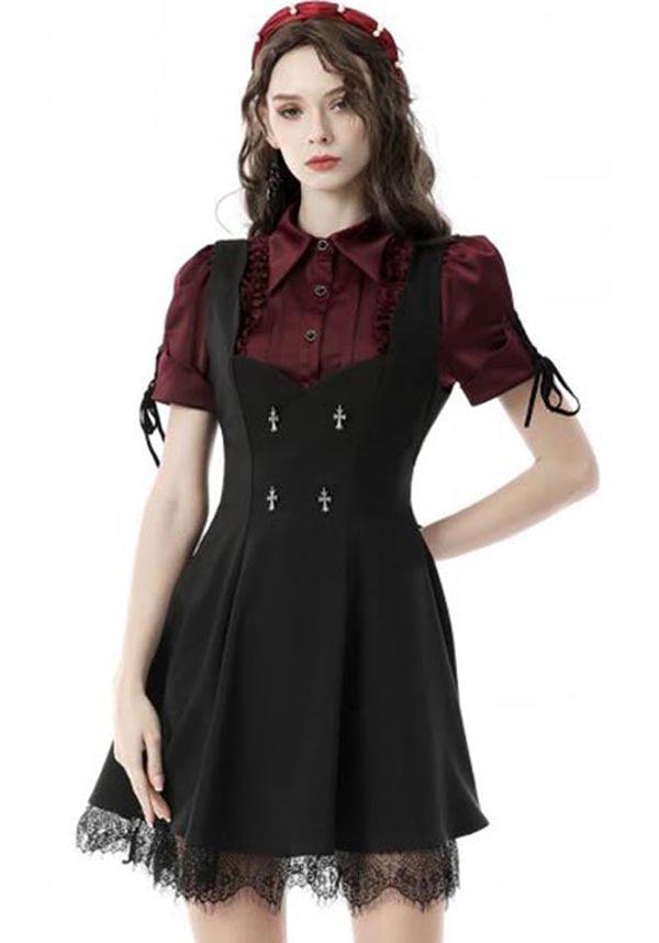 Red Wine Diamond | TOP - Beserk - all, all clothing, all ladies clothing, burgandy, burgundy, clickfrenzy15-2023, clothing, DIL220427, discountapp, fp, frill, girls top, ladies clothing, ladies top, may22, office, office clothing, R220522, red, repriced090623, short sleeved top, tees and tops, top, tops, tshirts and tops, womens top, work