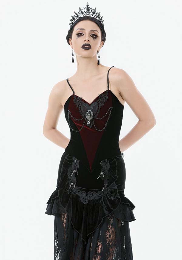Vampira Velvet | CORSET TOP
