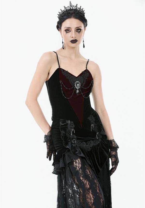 Vampira Velvet | CORSET TOP