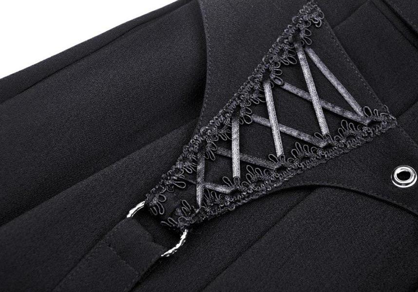 Visceral | SKIRT - Beserk - all, all clothing, all ladies clothing, anime skirt, black, buckle, buckles, clickfrenzy15-2023, clothing, dark in love, DIL220811, discountapp, festival, fp, googleshopping, goth, gothic, grunge, jfashion, kawaii, ladies clothing, ladies skirt, pleated, R130922, repriced090623, sep22, Sept, short skirt, skater skirt, skirt, skirts, street ware, street wear, streetwear, techwear, womens skirt