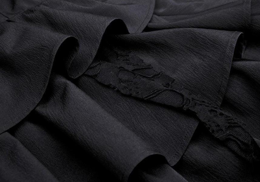 Wren | DRESS - Beserk - all, all clothing, all ladies clothing, black, clickfrenzy15-2023, clothing, corset, dark in love, DIL220811, discountapp, dress, dressapril25, dresses, formal, fp, googleshopping, goth, gothic, grunge, ladies clothing, ladies dress, ladies dresses, layered, little black dress, mini dress, mini dresses, punk, R130922, ribbon, sep22, Sept, short dress, short dresses, witch, witches, witchy, women, womens, womens dress, womens dresses