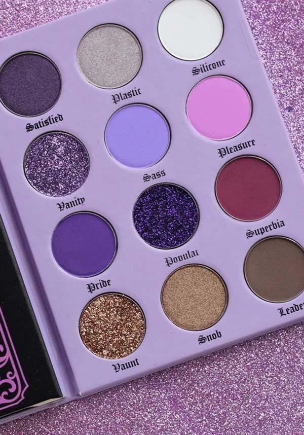 Pride | EYESHADOW PALETTE - Beserk - all, bright pink, bright purple, brown, clickfrenzy15-2023, colour:pink, colour:purple, cosmetic glitter, cosmetics, cpgstinc, dark purple, deadly sins cosmetics, discountapp, eye shadow, eyes, eyeshadow, eyeshadow pressed, fp, glitter, glitter cosmetics, gold, light purple, make up, makeup, palette, pastel purple, pink, purple, R150921, sep21, shimmer