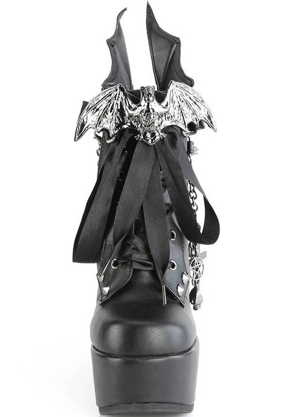 Demonia - POISON-107 Black Platform Boots - Buy Online Australia
