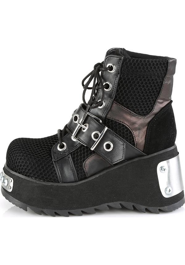 SCENE 53 Black PLATFORM BOOTS PREORDER