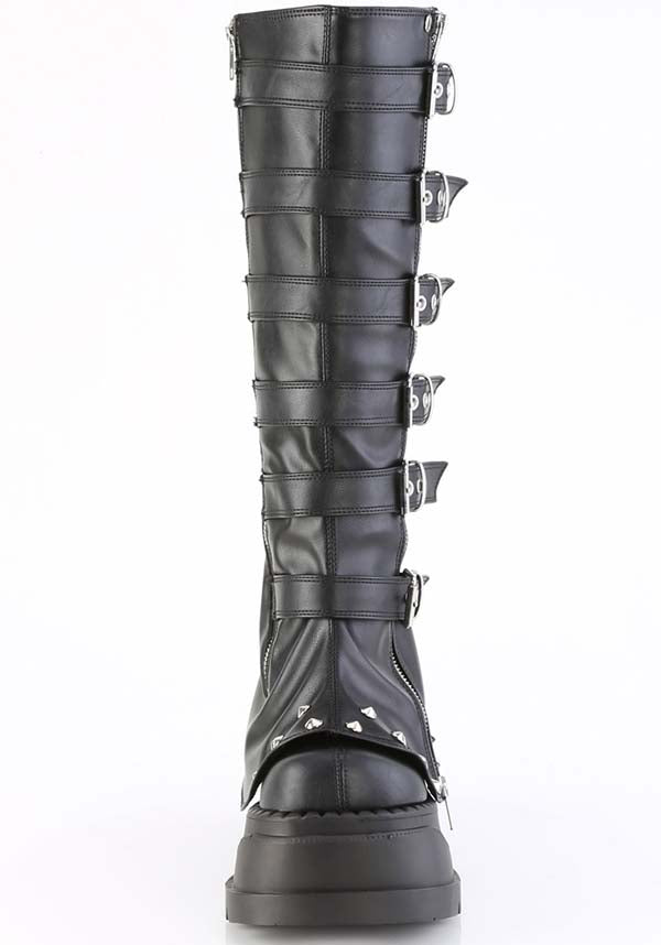 Demonia Shoes STOMP 223 Black Platform Boots Buy Online Australia