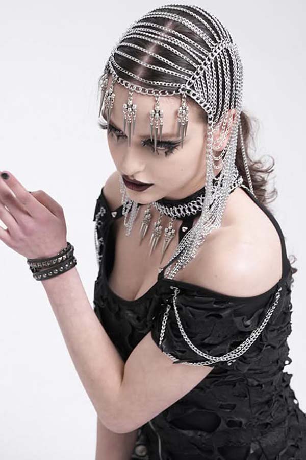 Ebon Cascade Tassel | HEADDRESS