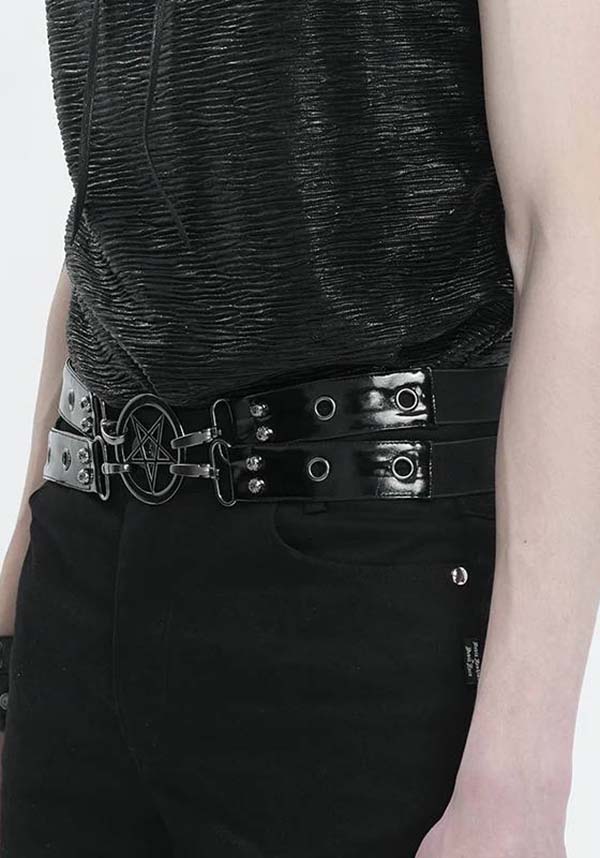 Inverted Pentacle Double Strap | BELT