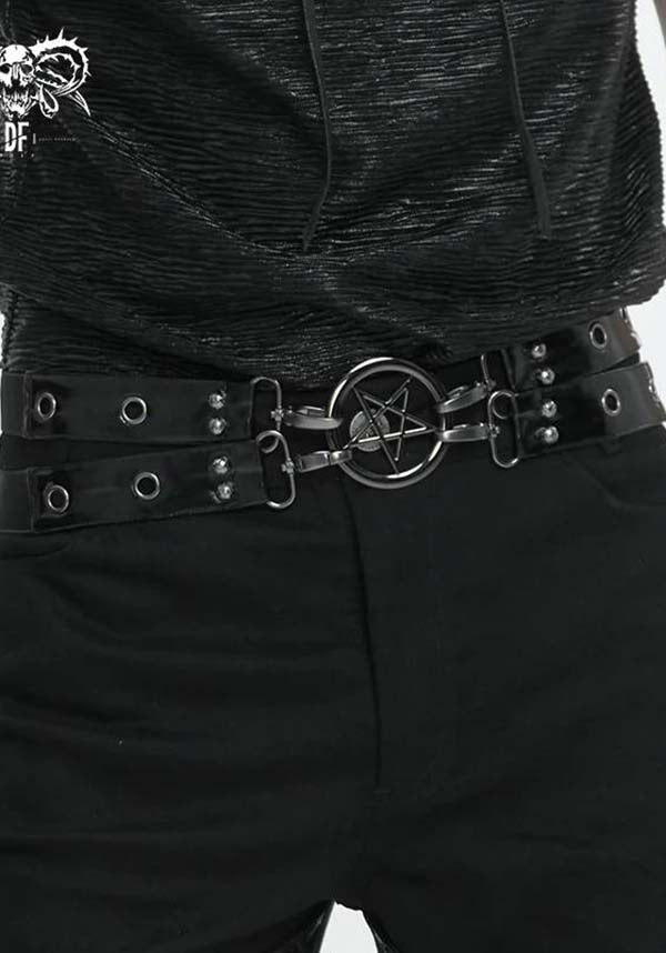 Inverted Pentacle Double Strap | BELT