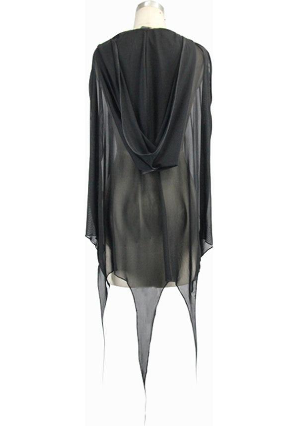 Katakuri Mesh | BAT WING CAPELET - Beserk - all, all clothing, all ladies, all ladies clothing, aug21, black, cape, clickfrenzy15-2023, clothing, discountapp, DV230721, edgy, fp, goth, gothic, halloween, hood, hooded, hoodie, hoody, ladies, ladies clothing, ladies outerwear, outerwear, R310821, shawl, sheer, womens hoodie