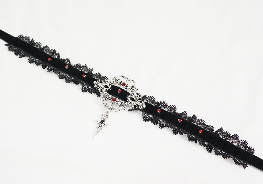 Lace Velvet Pendant | CHOKER