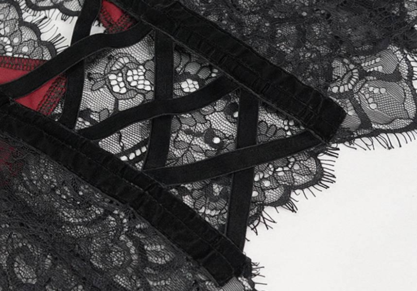 Scarlet Aura | LACE TOP