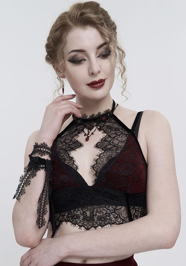 Scarlet Aura | LACE TOP