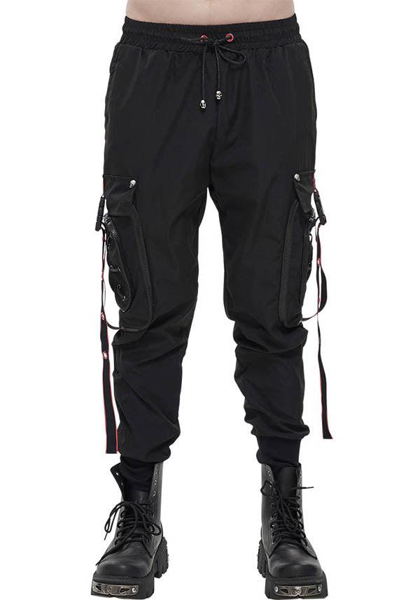 Sundering | PANTS - Beserk - all, all clothing, all ladies, all ladies clothing, black, cargo pants, clickfrenzy15-2023, clothing, devil fashion, discountapp, DVF122321, edgy, fp, goth, gothic, jan22, ladies, ladies clothing, ladies pants, ladies pants and shorts, medieval, men, mens, mens clothing, mens pants, pants, R160122, red, red and black, streetwear, techwear, winter, winter clothing
