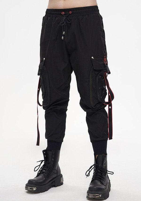 Sundering | PANTS - Beserk - all, all clothing, all ladies, all ladies clothing, black, cargo pants, clickfrenzy15-2023, clothing, devil fashion, discountapp, DVF122321, edgy, fp, goth, gothic, jan22, ladies, ladies clothing, ladies pants, ladies pants and shorts, medieval, men, mens, mens clothing, mens pants, pants, R160122, red, red and black, streetwear, techwear, winter, winter clothing