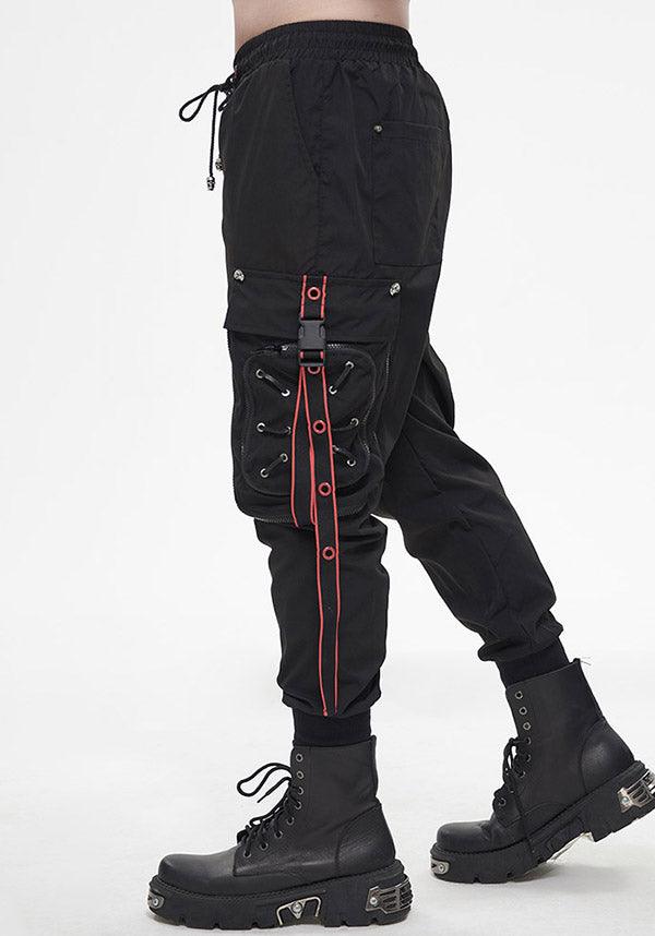 Sundering | PANTS - Beserk - all, all clothing, all ladies, all ladies clothing, black, cargo pants, clickfrenzy15-2023, clothing, devil fashion, discountapp, DVF122321, edgy, fp, goth, gothic, jan22, ladies, ladies clothing, ladies pants, ladies pants and shorts, medieval, men, mens, mens clothing, mens pants, pants, R160122, red, red and black, streetwear, techwear, winter, winter clothing