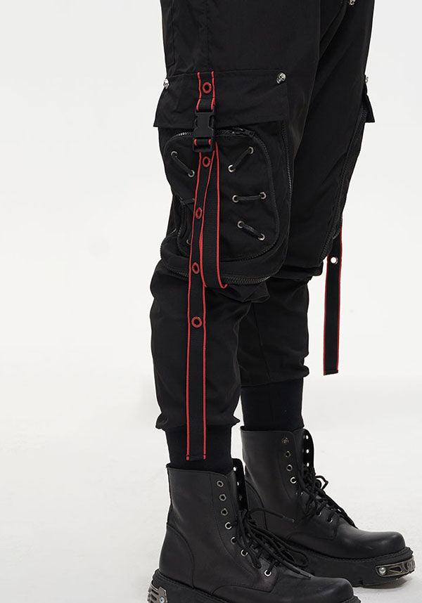 Sundering | PANTS - Beserk - all, all clothing, all ladies, all ladies clothing, black, cargo pants, clickfrenzy15-2023, clothing, devil fashion, discountapp, DVF122321, edgy, fp, goth, gothic, jan22, ladies, ladies clothing, ladies pants, ladies pants and shorts, medieval, men, mens, mens clothing, mens pants, pants, R160122, red, red and black, streetwear, techwear, winter, winter clothing