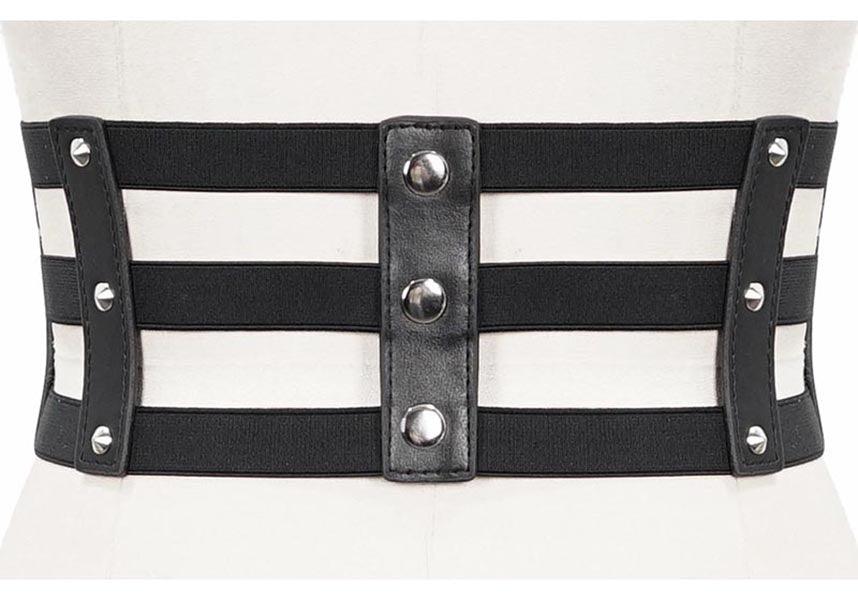 Triple Threat | BELT - Beserk - accessories, all, all ladies, belt, belts and buckles, black, clickfrenzy15-2023, discountapp, DV090921, fp, garters and harnesses, girdle, goth, gothic, gothic accessories, ladies, ladies accessories, oct21, R261021, waist belt