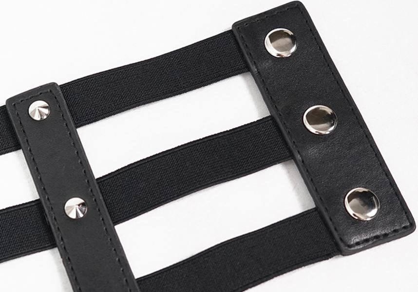 Triple Threat | BELT - Beserk - accessories, all, all ladies, belt, belts and buckles, black, clickfrenzy15-2023, discountapp, DV090921, fp, garters and harnesses, girdle, goth, gothic, gothic accessories, ladies, ladies accessories, oct21, R261021, waist belt