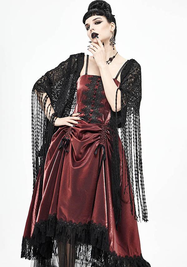 Viola | LACE SHAWL^ - Beserk - accessories, all, all clothing, all ladies, all ladies clothing, aug21, black, clickfrenzy15-2023, clothing, discountapp, DV230721, edgy, formal, fp, fringing, goth, gothic, gothic accessories, ladies, ladies accessories, ladies clothing, ladies outerwear, outerwear, R310821, scarf, shawl, shrug