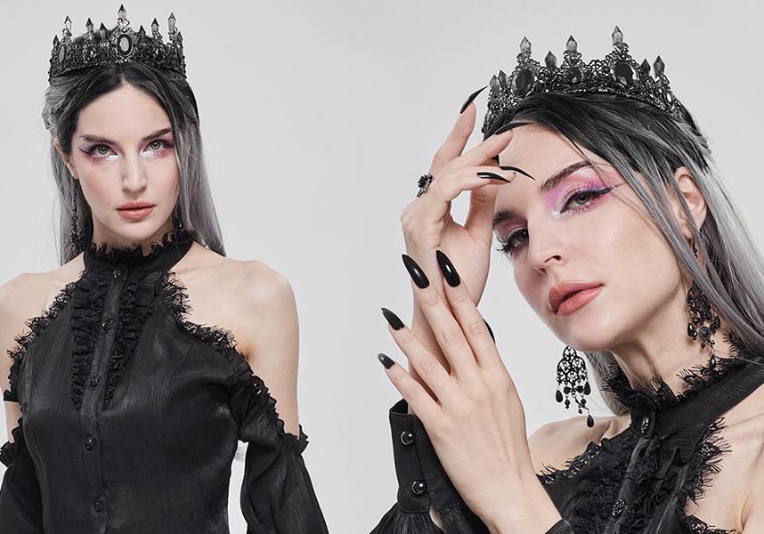 Your Highness | CROWN - Beserk - accessories, all, black, clickfrenzy15-2023, cosplay, costume, crown, discountapp, DV03122021, fp, goth, gothic, gothic accessories, hair accessories, halloween, halloween costume, head band, head wear, headband, headwear, jan22, ladies accessories, medieval, R020122, renaissance