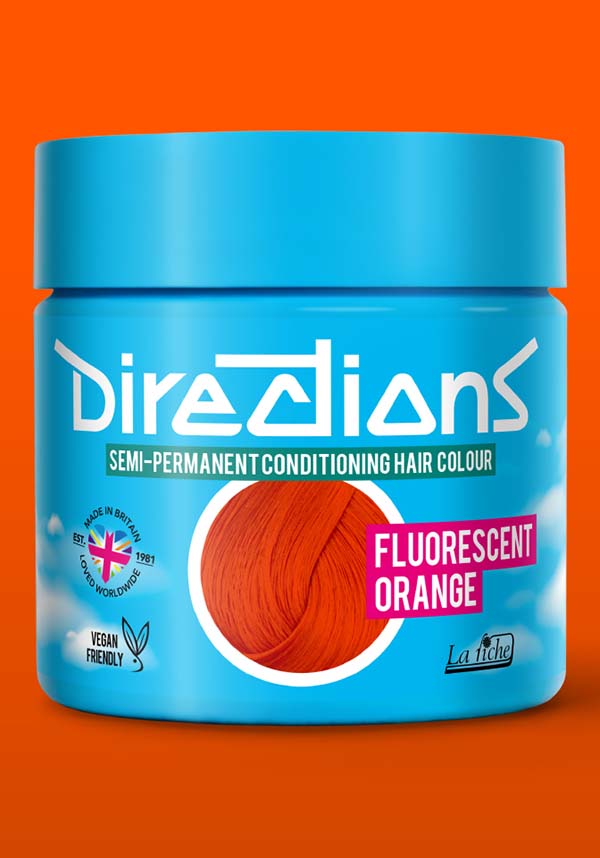 Directions Fluorescent Orange - Front View