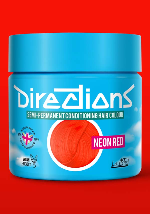 Directions Neon Red - Front View