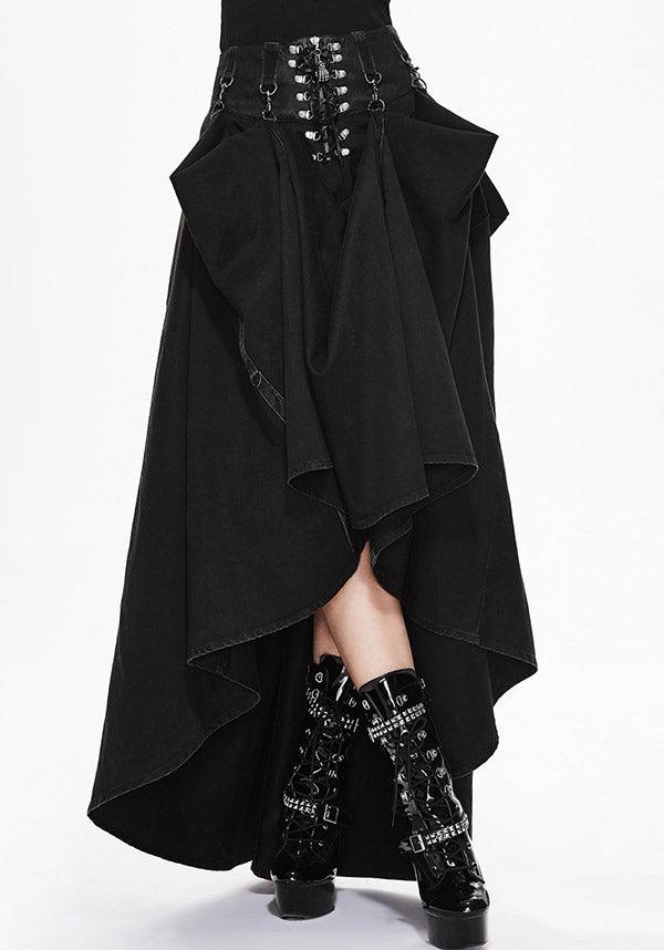 Diwata | MAXI SKIRT - Beserk - all, all clothing, all ladies, all ladies clothing, black, christmas clothing, clickfrenzy15-2023, clothing, costume, devil fashion, discountapp, edgy, fp, goth, gothic, halloween, ladies, ladies clothing, ladies skirt, long skirt, maxi, medieval, renaissance, skirt, steampunk, winter, winter clothing, witchy, womens skirt